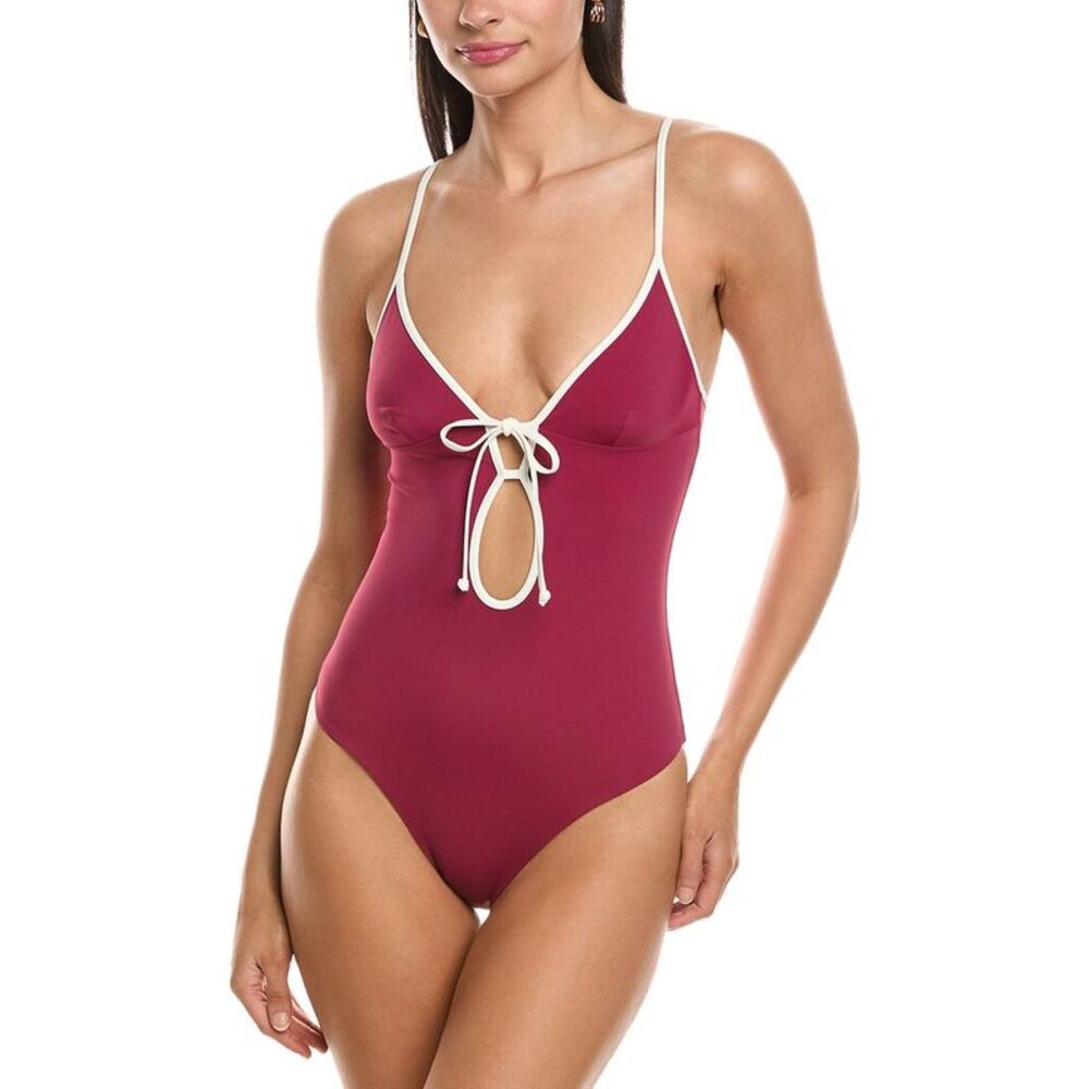 Onia Womens  Soleil One-Piece, Pink